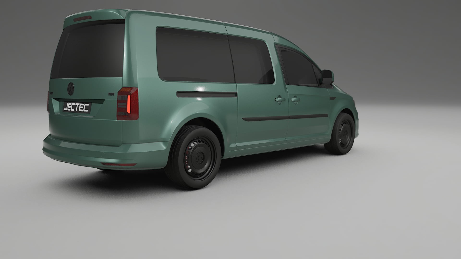 VW Caddy Maxi SB TPU Lackskyddsfilm | EVERGREEN Färgskiftande PPF – Komplett Förskuret Kit