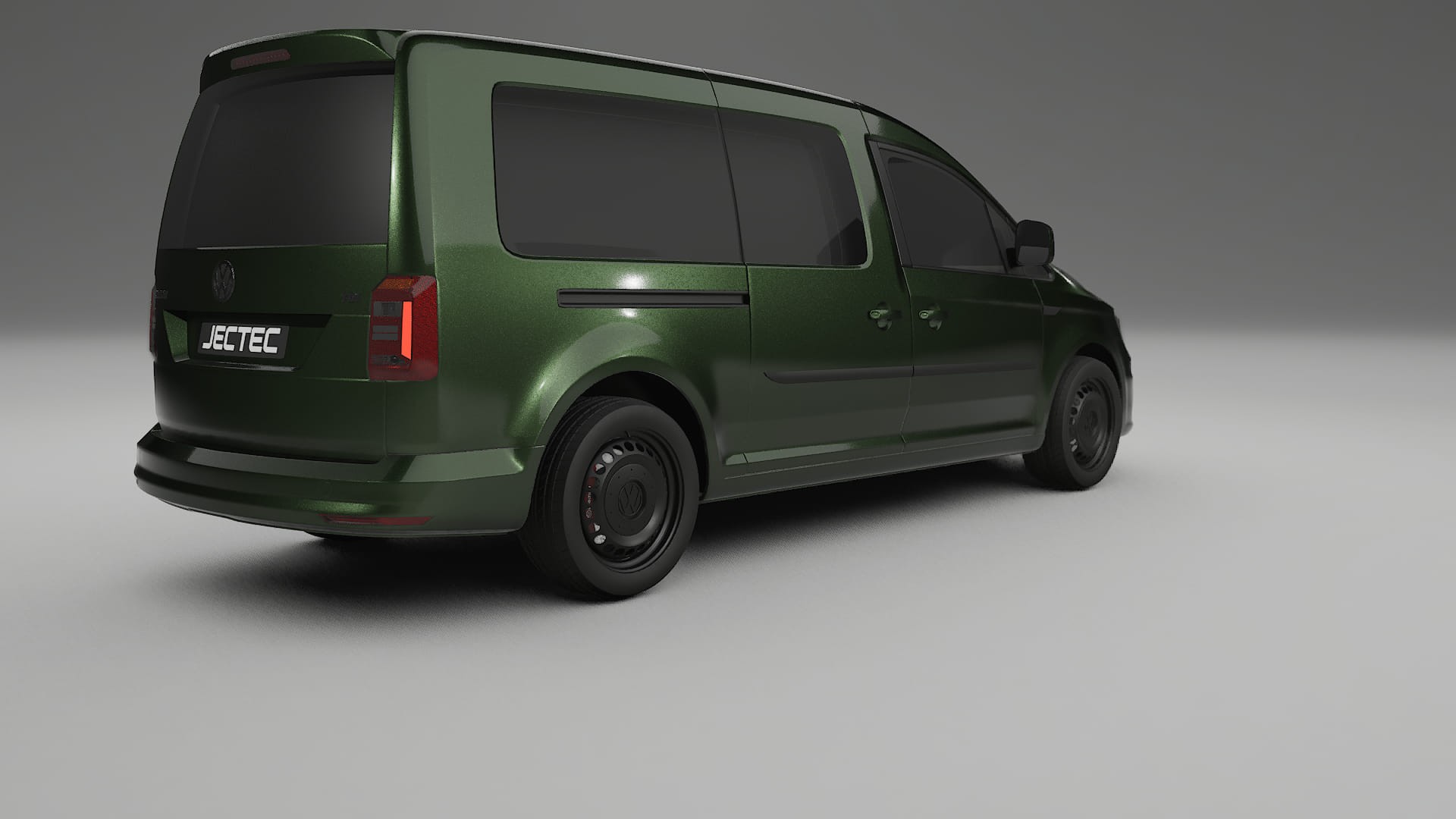 VW Caddy Maxi SB TPU Lackskyddsfilm | LAGOON Färgskiftande PPF – Komplett Förskuret Kit