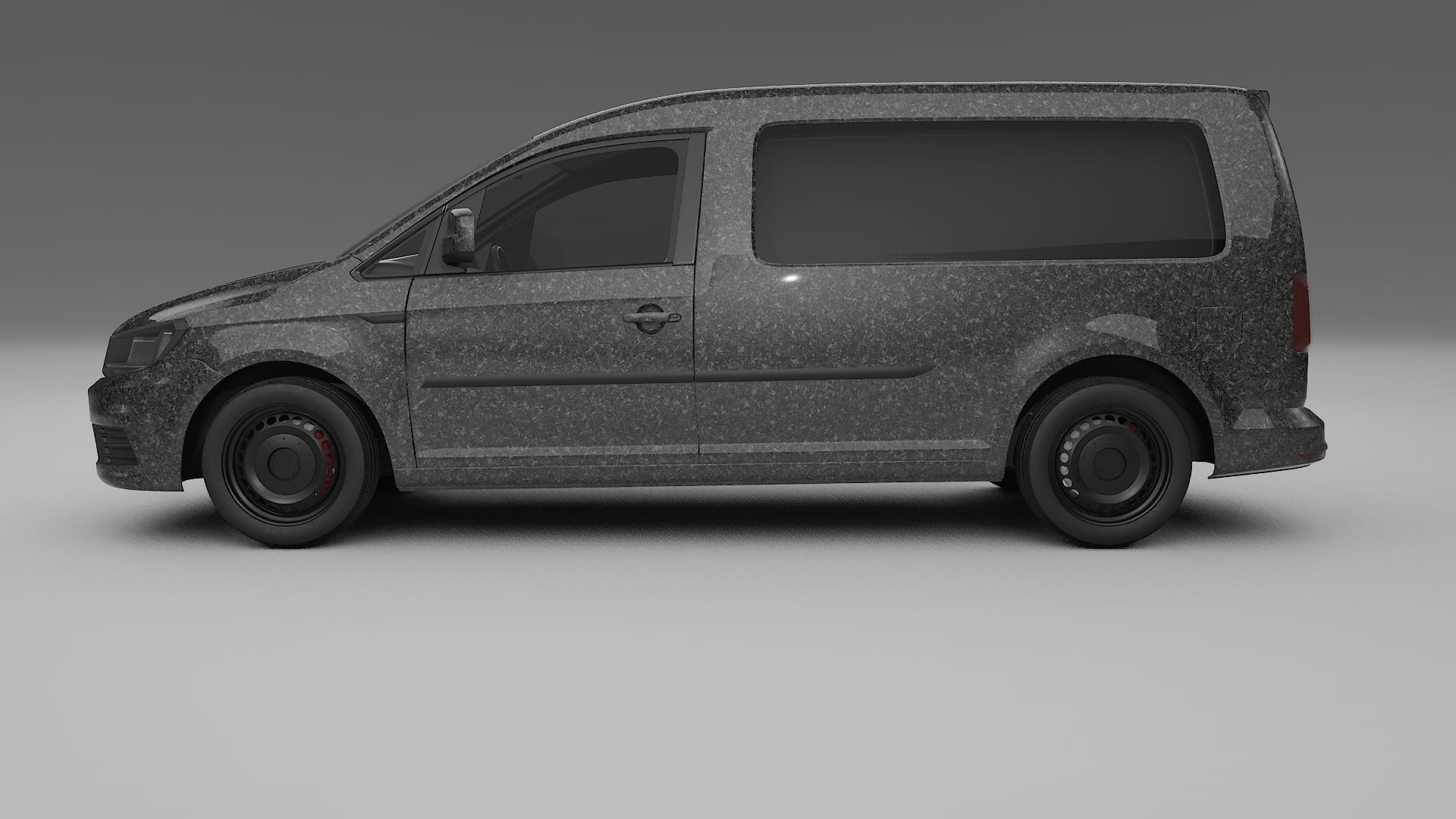 VW Caddy Maxi SB TPU Lackskyddsfilm | FORGED S Färgskiftande PPF – Komplett Förskuret Kit