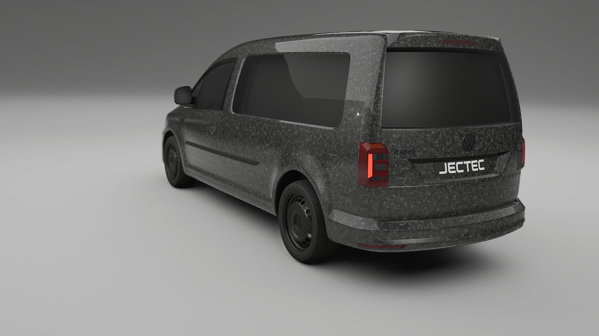 VW Caddy Maxi SB TPU Lackskyddsfilm | FORGED S Färgskiftande PPF – Komplett Förskuret Kit