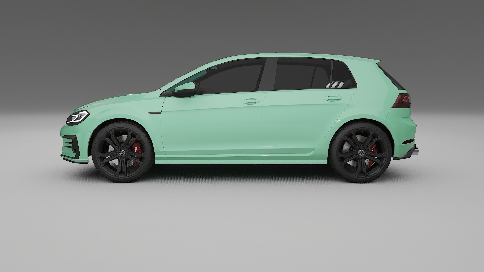 VW Golf Mk7 TPU Lackskyddsfilm | DUSTY Färgskiftande PPF – Komplett Förskuret Kit