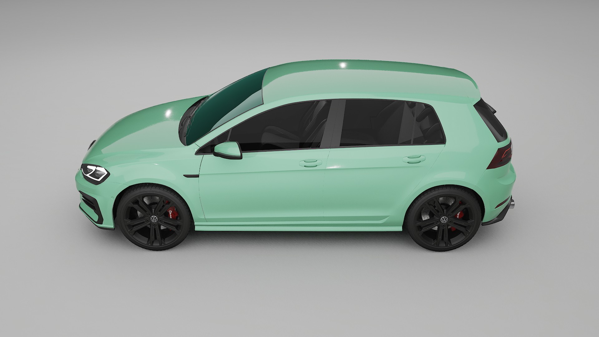 VW Golf Mk7 TPU Lackskyddsfilm | DUSTY Färgskiftande PPF – Komplett Förskuret Kit