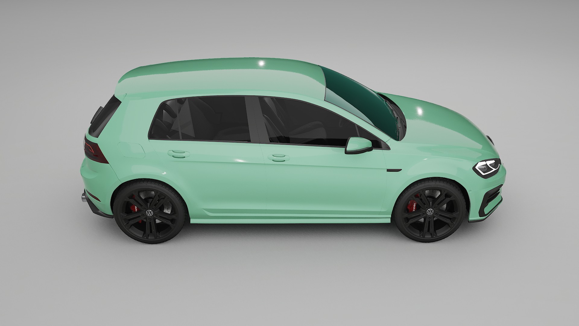 VW Golf Mk7 TPU Lackskyddsfilm | DUSTY Färgskiftande PPF – Komplett Förskuret Kit