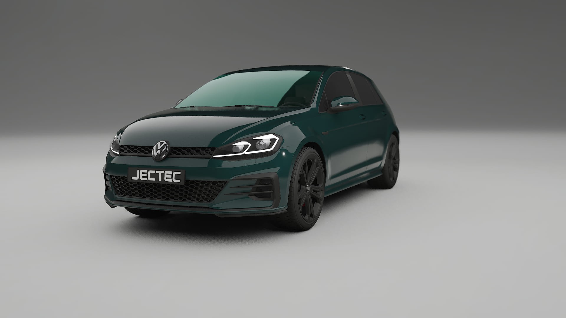 VW Golf Mk7 TPU Lackskyddsfilm | INFERNO Färgskiftande PPF – Komplett Förskuret Kit