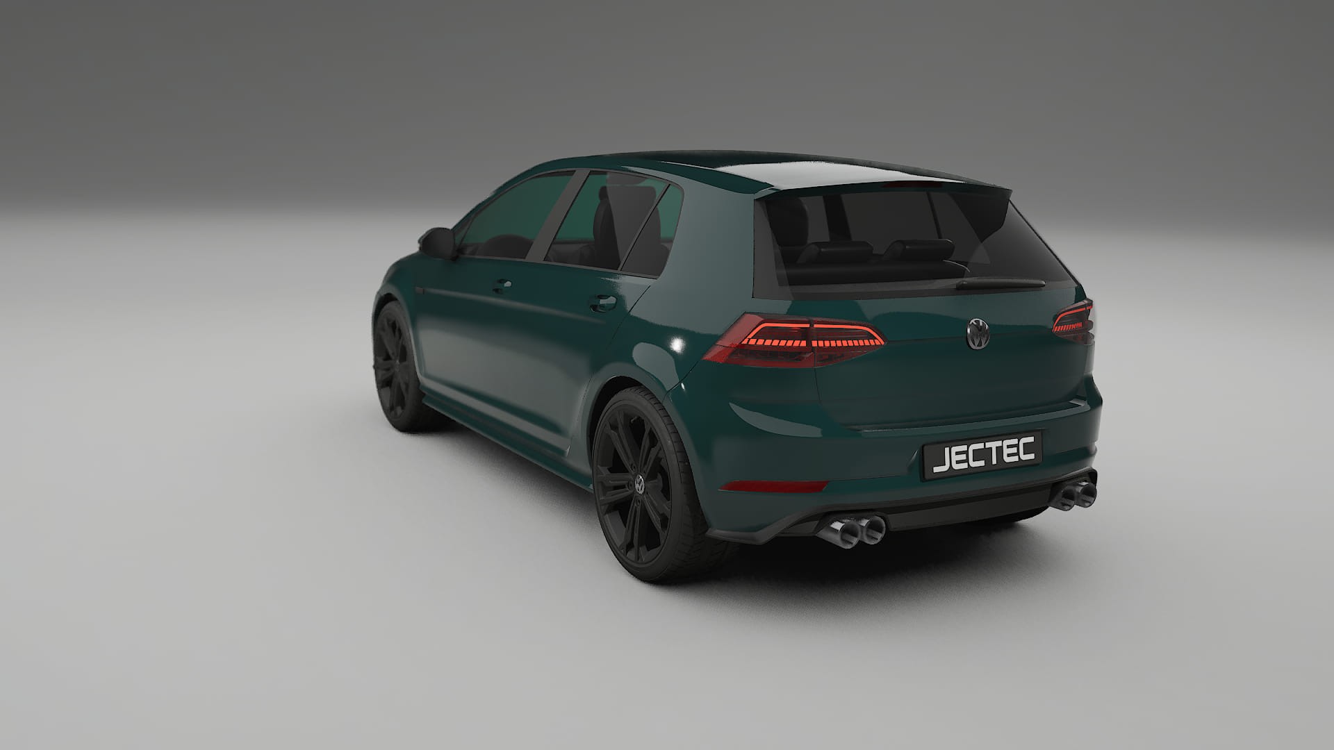 VW Golf Mk7 TPU Lackskyddsfilm | INFERNO Färgskiftande PPF – Komplett Förskuret Kit
