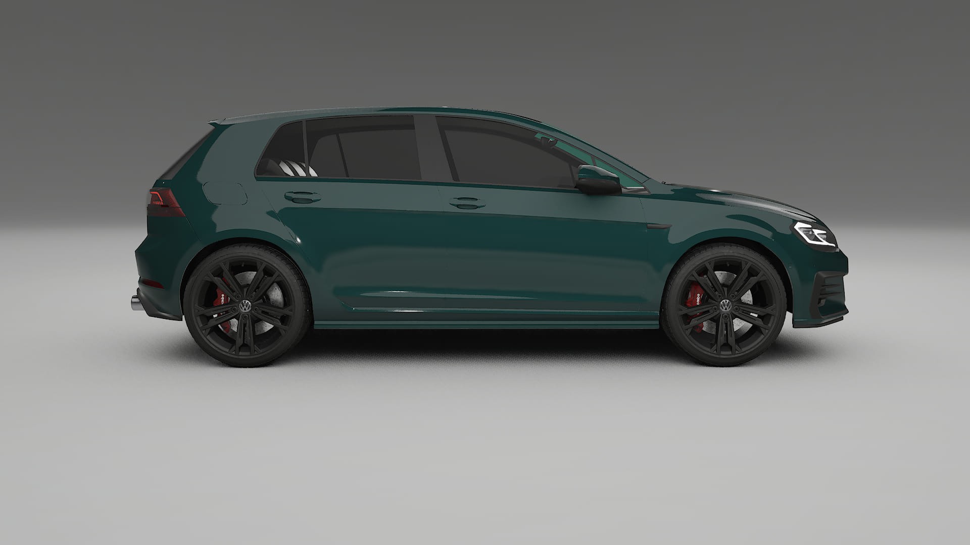 VW Golf Mk7 TPU Lackskyddsfilm | INFERNO Färgskiftande PPF – Komplett Förskuret Kit