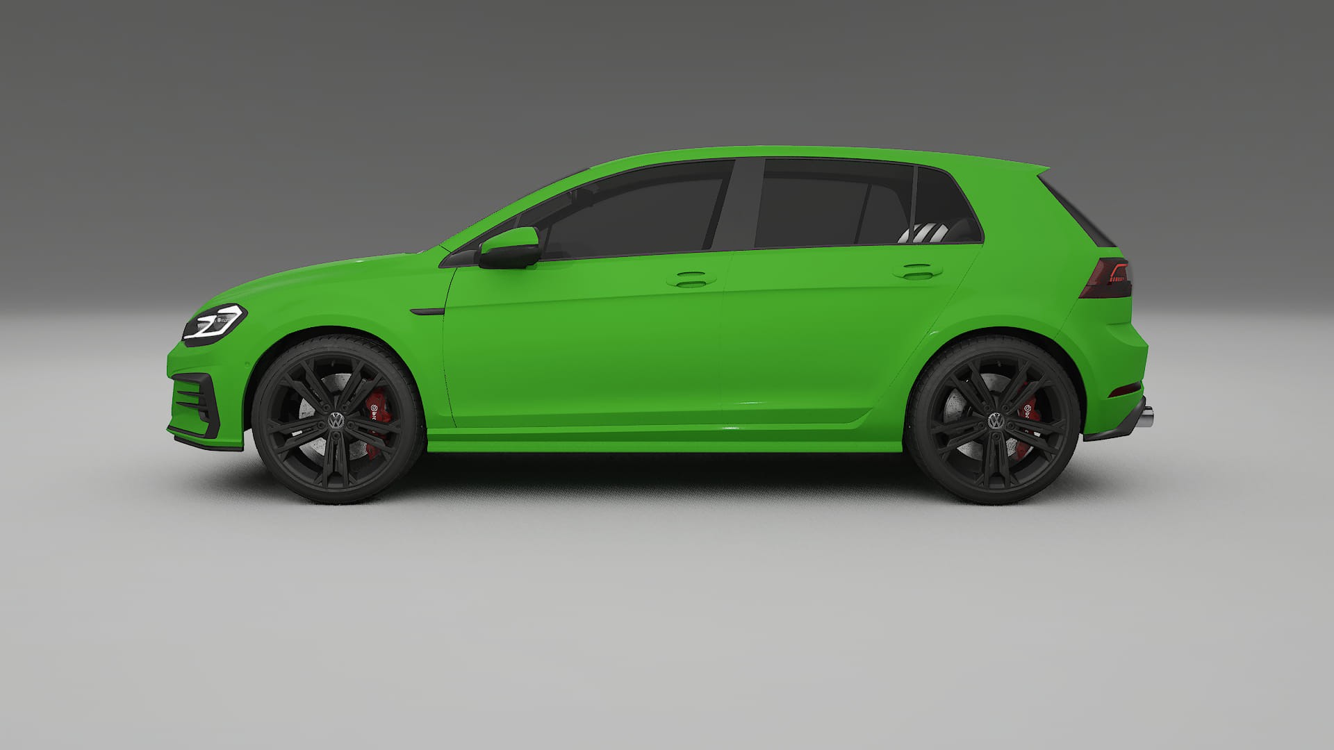 VW Golf Mk7 TPU Lackskyddsfilm | VENOM Färgskiftande PPF – Komplett Förskuret Kit