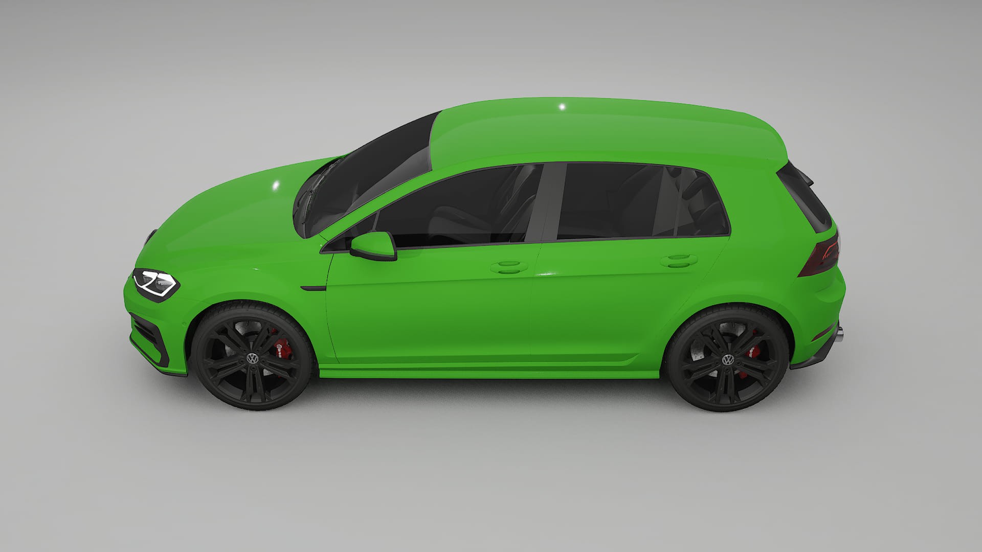 VW Golf Mk7 TPU Lackskyddsfilm | VENOM Färgskiftande PPF – Komplett Förskuret Kit
