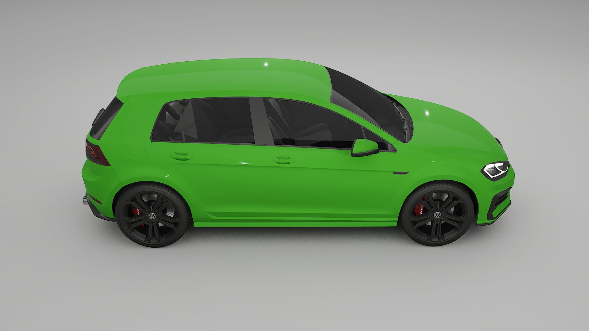 VW Golf Mk7 TPU Lackskyddsfilm | VENOM Färgskiftande PPF – Komplett Förskuret Kit