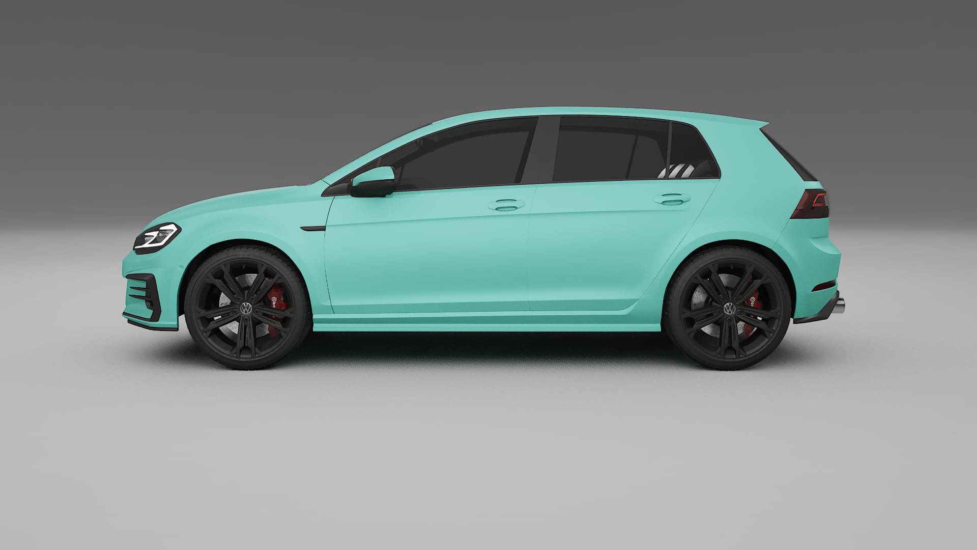 VW Golf Mk7 TPU Lackskyddsfilm | FROST Färgskiftande PPF – Komplett Förskuret Kit