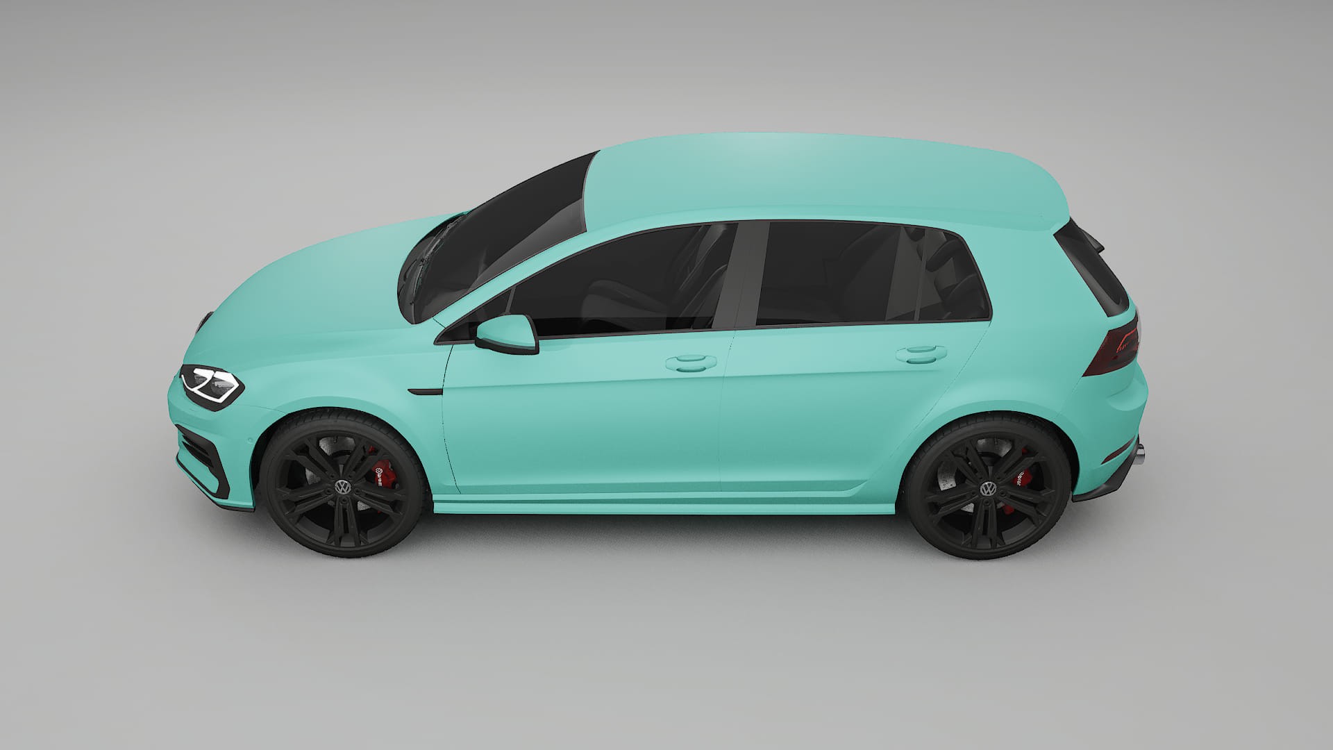 VW Golf Mk7 TPU Lackskyddsfilm | FROST Färgskiftande PPF – Komplett Förskuret Kit