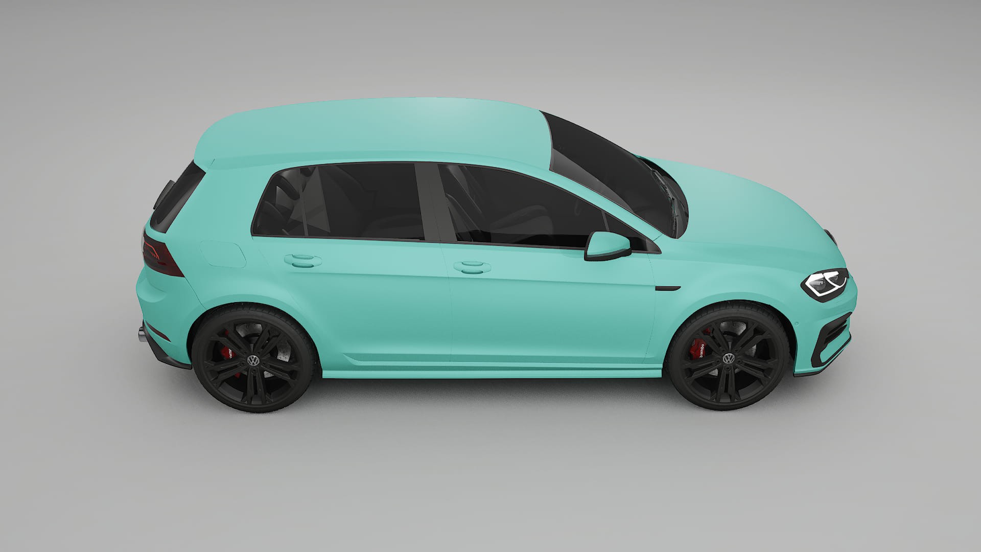 VW Golf Mk7 TPU Lackskyddsfilm | FROST Färgskiftande PPF – Komplett Förskuret Kit
