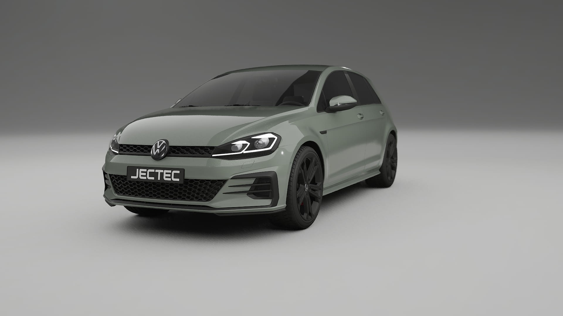 VW Golf Mk7 TPU Lackskyddsfilm | SLATE Färgskiftande PPF – Komplett Förskuret Kit