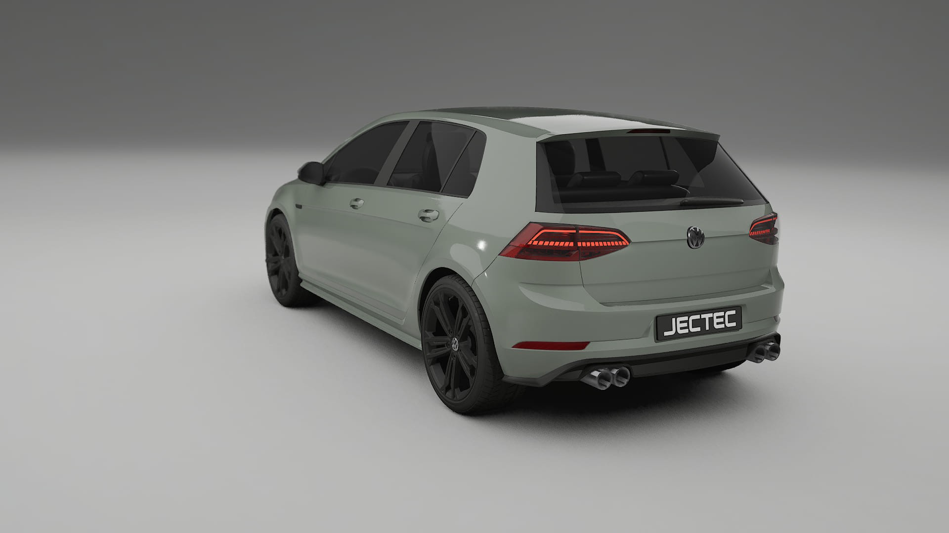 VW Golf Mk7 TPU Lackskyddsfilm | SLATE Färgskiftande PPF – Komplett Förskuret Kit