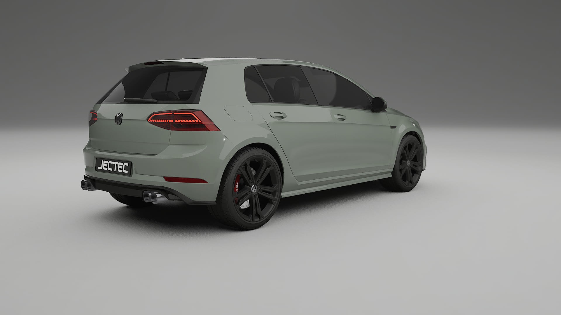 VW Golf Mk7 TPU Lackskyddsfilm | SLATE Färgskiftande PPF – Komplett Förskuret Kit