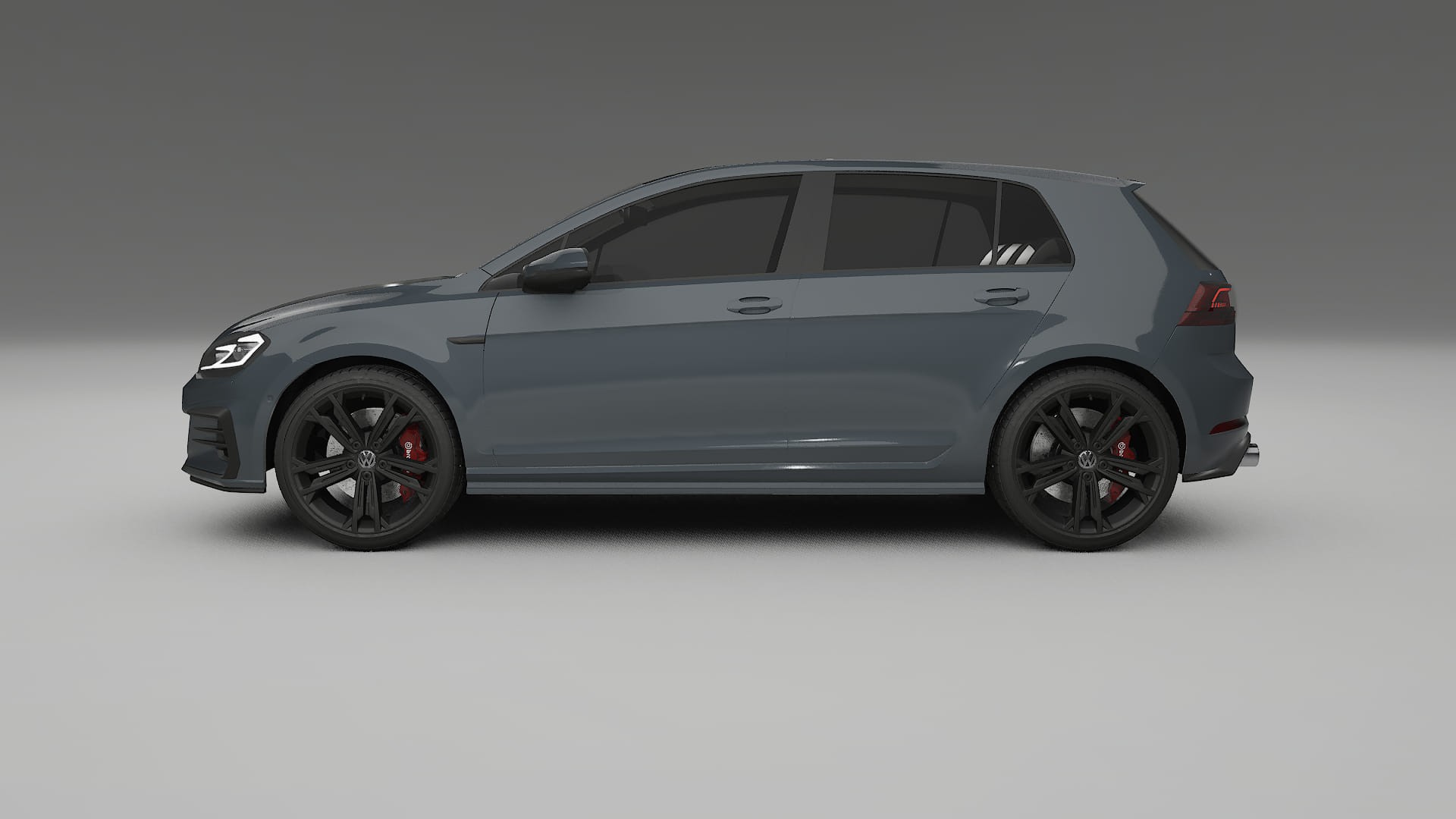 VW Golf Mk7 TPU Lackskyddsfilm | GRANITE Färgskiftande PPF – Komplett Förskuret Kit