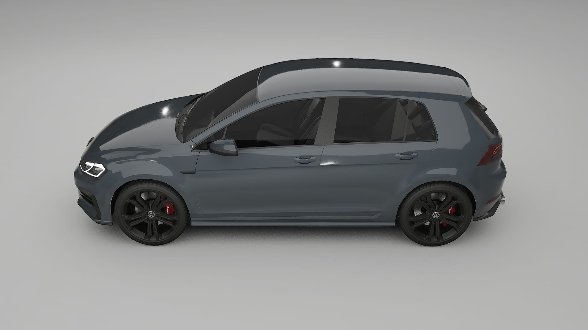 VW Golf Mk7 TPU Lackskyddsfilm | GRANITE Färgskiftande PPF – Komplett Förskuret Kit