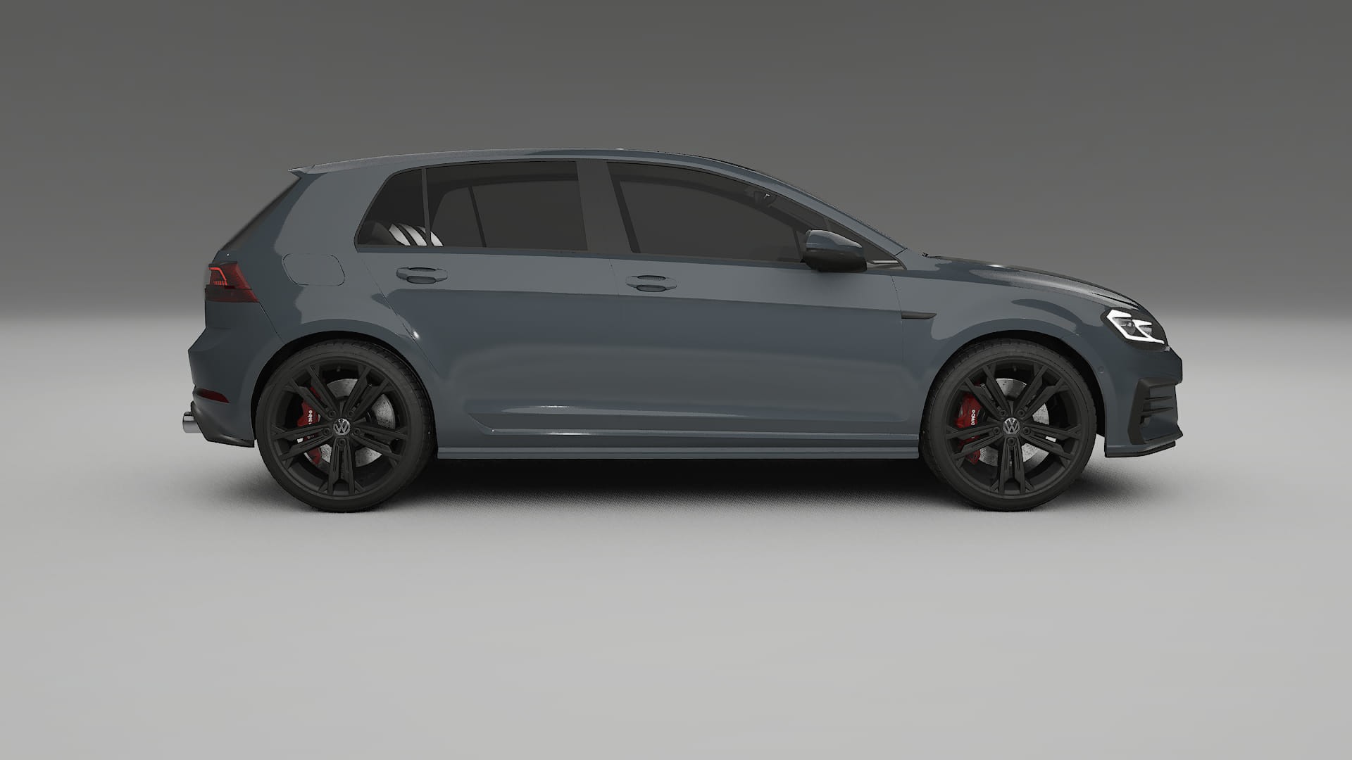 VW Golf Mk7 TPU Lackskyddsfilm | GRANITE Färgskiftande PPF – Komplett Förskuret Kit