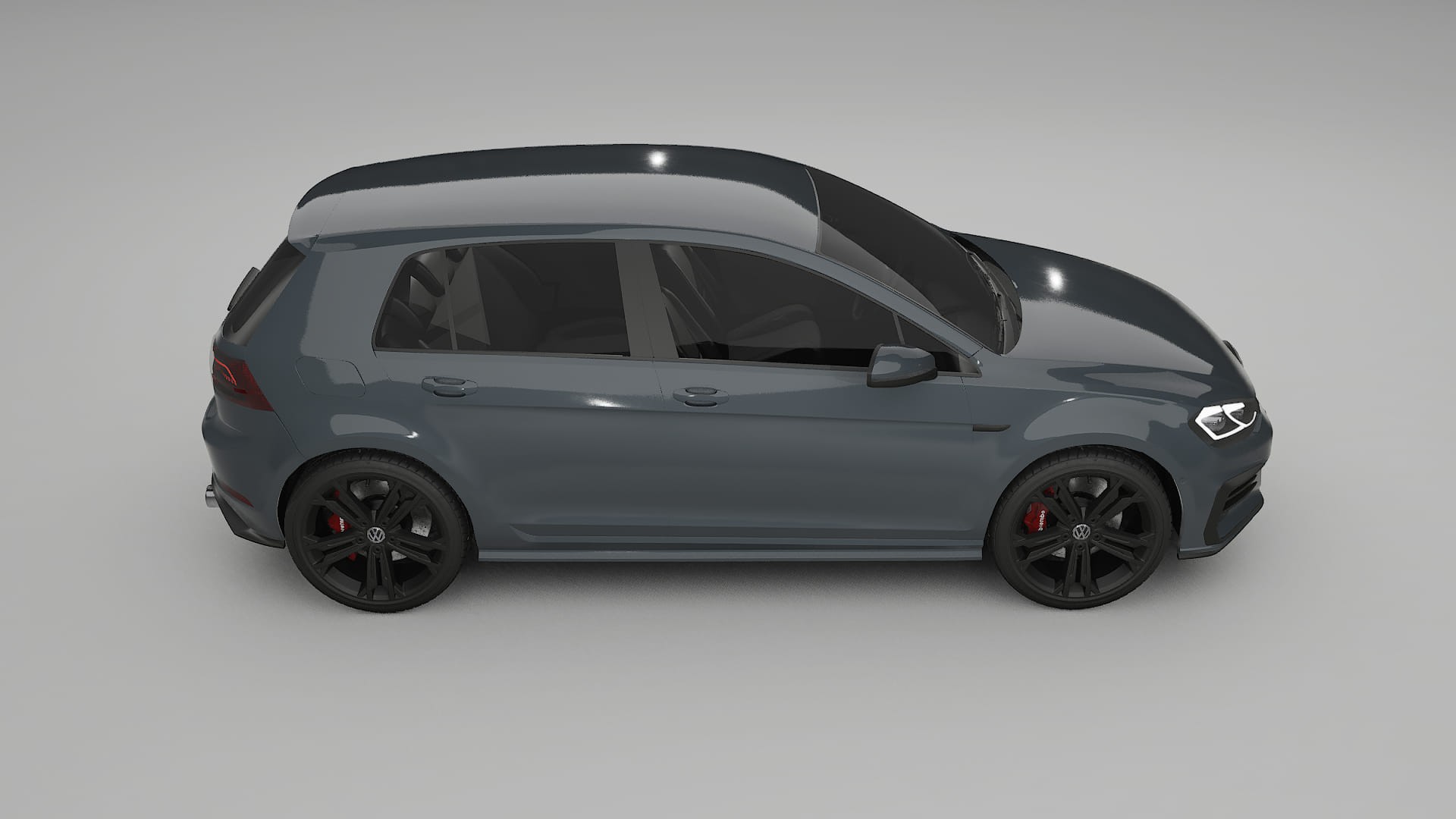 VW Golf Mk7 TPU Lackskyddsfilm | GRANITE Färgskiftande PPF – Komplett Förskuret Kit