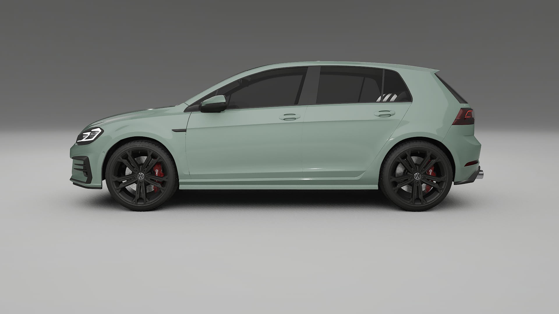 VW Golf Mk7 TPU Lackskyddsfilm | CINDER Färgskiftande PPF – Komplett Förskuret Kit