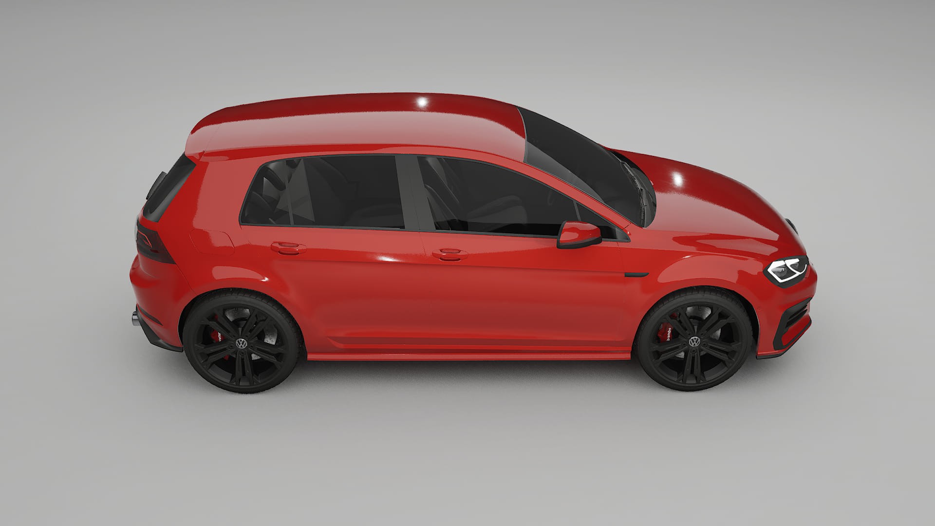 VW Golf Mk7 TPU Lackskyddsfilm | BLAZE Färgskiftande PPF – Komplett Förskuret Kit