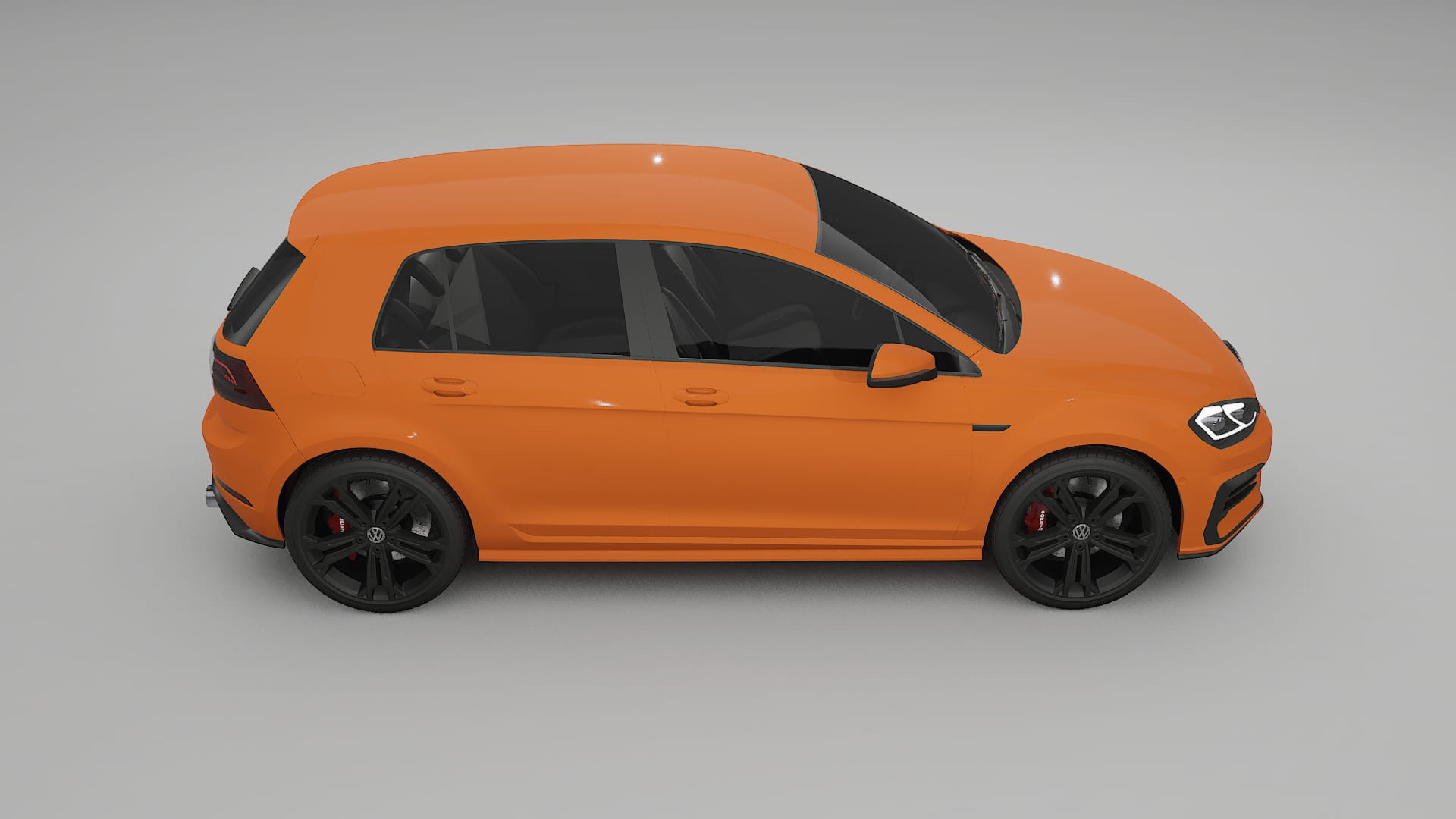 VW Golf Mk7 TPU Lackskyddsfilm | ROCKET Färgskiftande PPF – Komplett Förskuret Kit