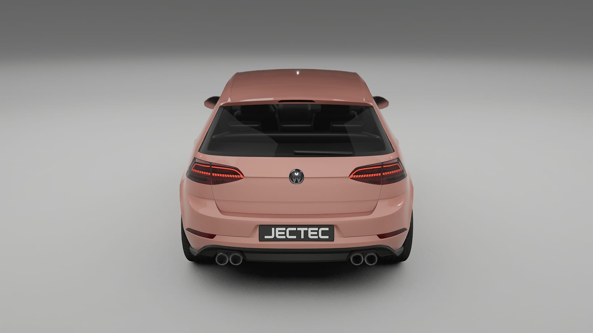 VW Golf Mk7 TPU Lackskyddsfilm | BLUSH Färgskiftande PPF – Komplett Förskuret Kit