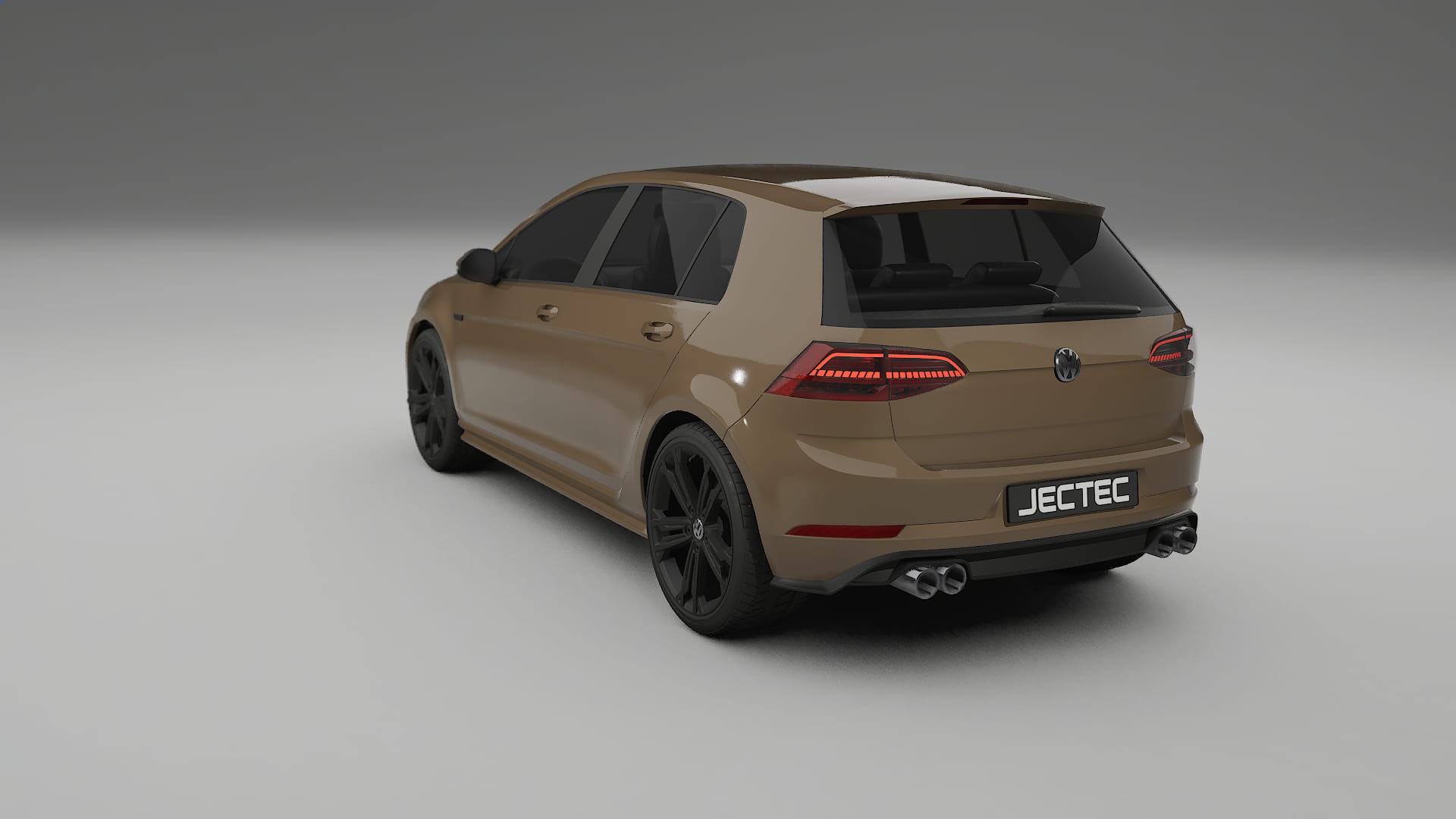 VW Golf Mk7 TPU Lackskyddsfilm | SAHARA Färgskiftande PPF – Komplett Förskuret Kit