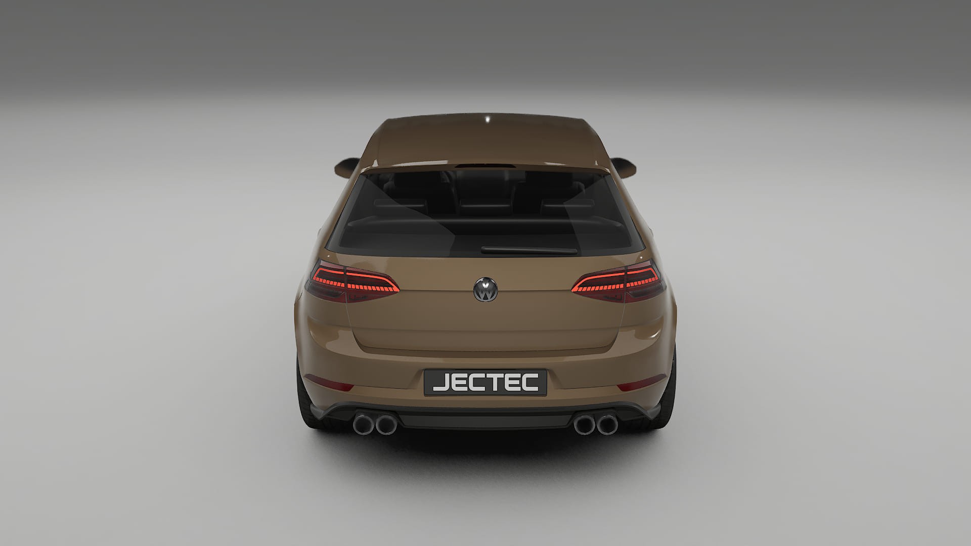 VW Golf Mk7 TPU Lackskyddsfilm | SAHARA Färgskiftande PPF – Komplett Förskuret Kit