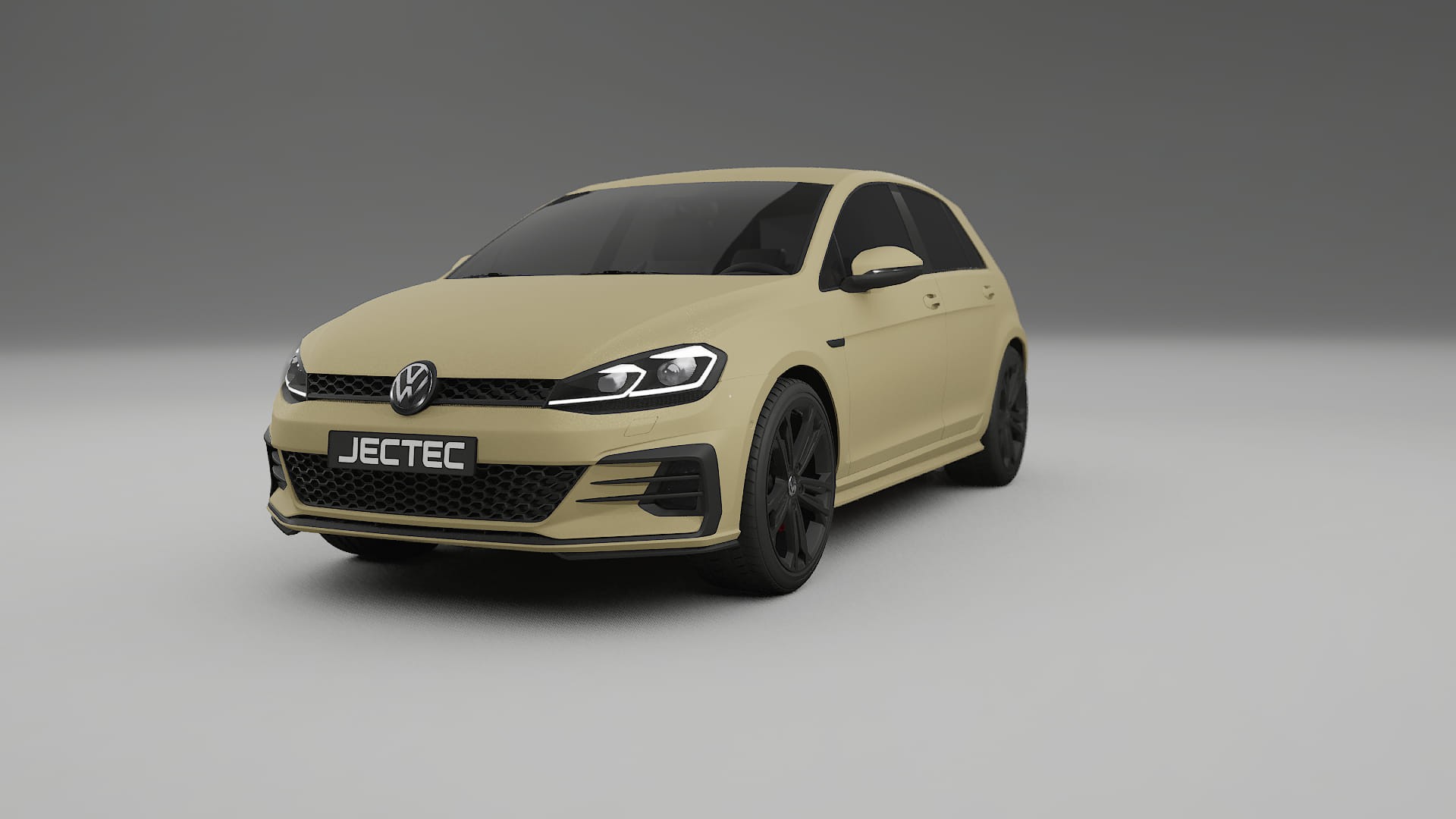 VW Golf Mk7 TPU Lackskyddsfilm | SAND Färgskiftande PPF – Komplett Förskuret Kit