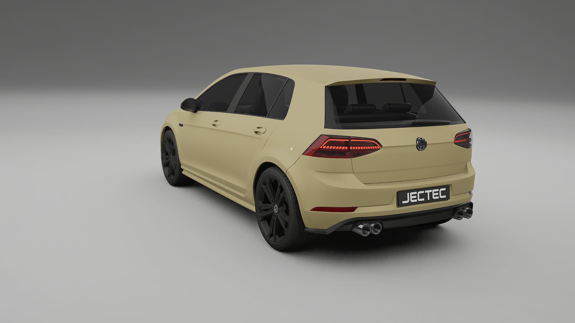 VW Golf Mk7 TPU Lackskyddsfilm | SAND Färgskiftande PPF – Komplett Förskuret Kit