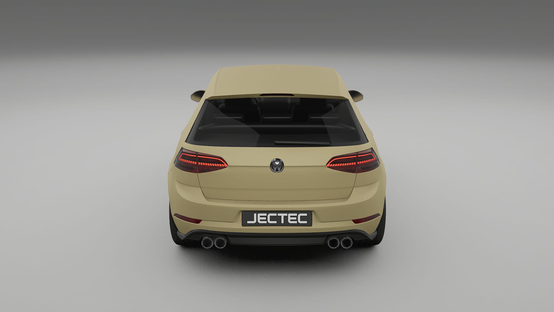 VW Golf Mk7 TPU Lackskyddsfilm | SAND Färgskiftande PPF – Komplett Förskuret Kit