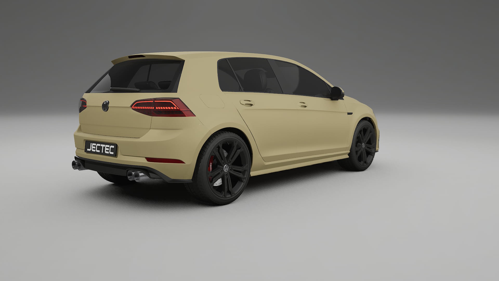 VW Golf Mk7 TPU Lackskyddsfilm | SAND Färgskiftande PPF – Komplett Förskuret Kit