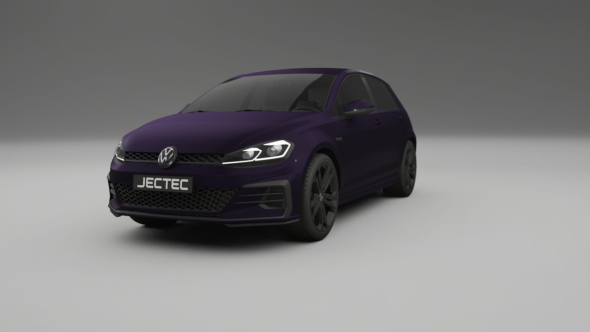 VW Golf Mk7 TPU Lackskyddsfilm | VIOLET Färgskiftande PPF – Komplett Förskuret Kit