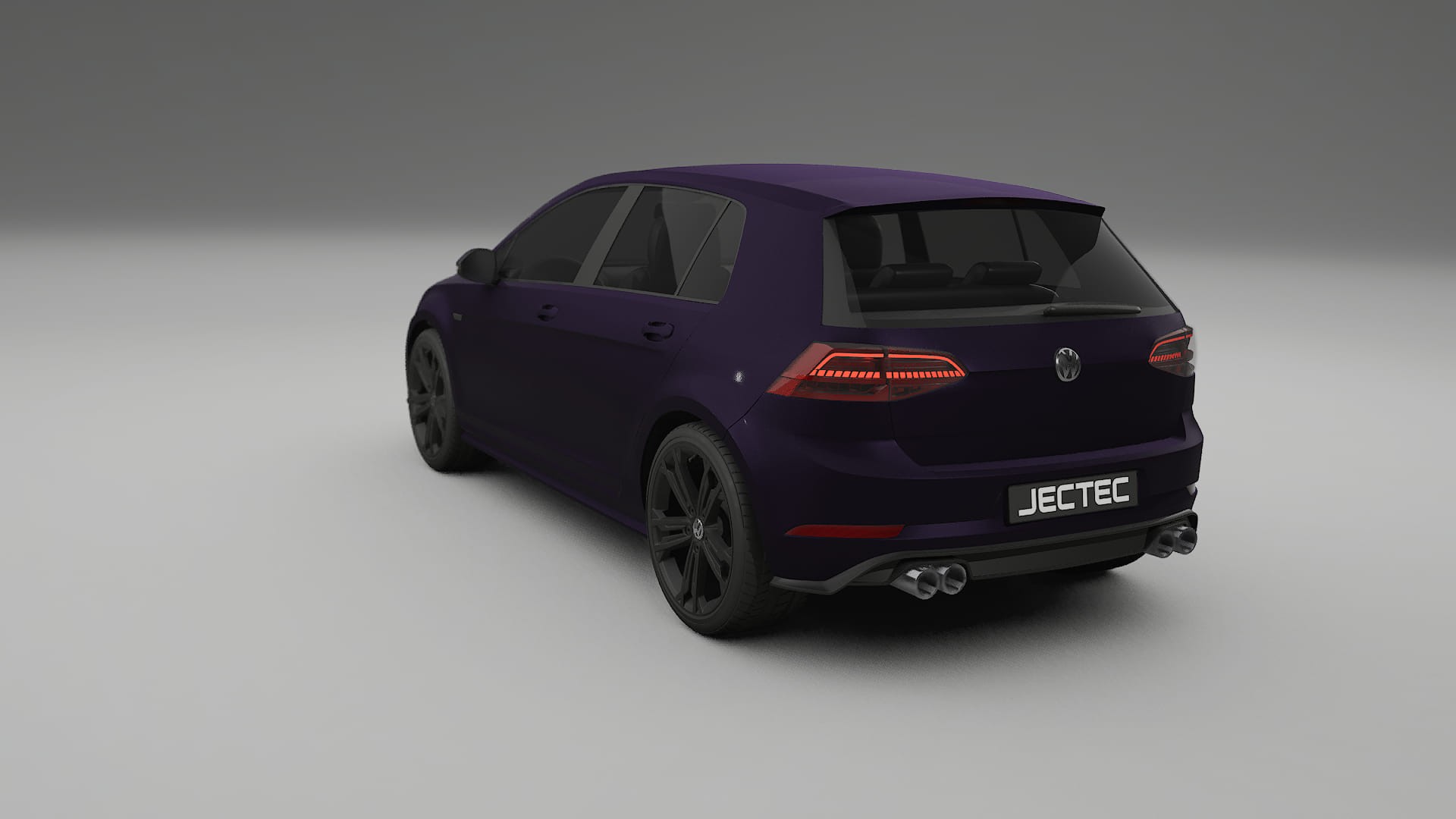 VW Golf Mk7 TPU Lackskyddsfilm | VIOLET Färgskiftande PPF – Komplett Förskuret Kit