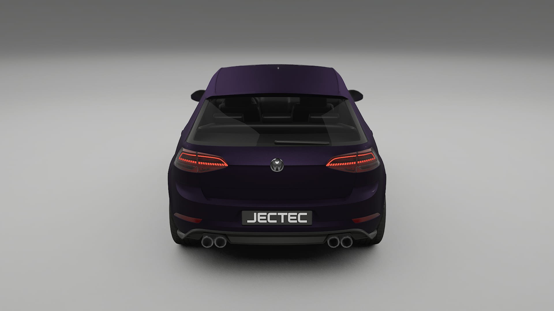 VW Golf Mk7 TPU Lackskyddsfilm | VIOLET Färgskiftande PPF – Komplett Förskuret Kit