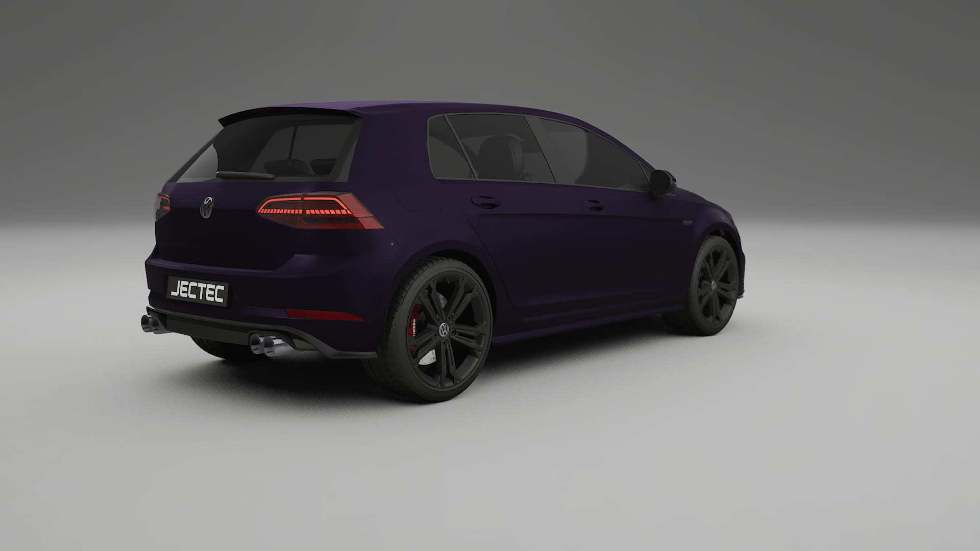VW Golf Mk7 TPU Lackskyddsfilm | VIOLET Färgskiftande PPF – Komplett Förskuret Kit