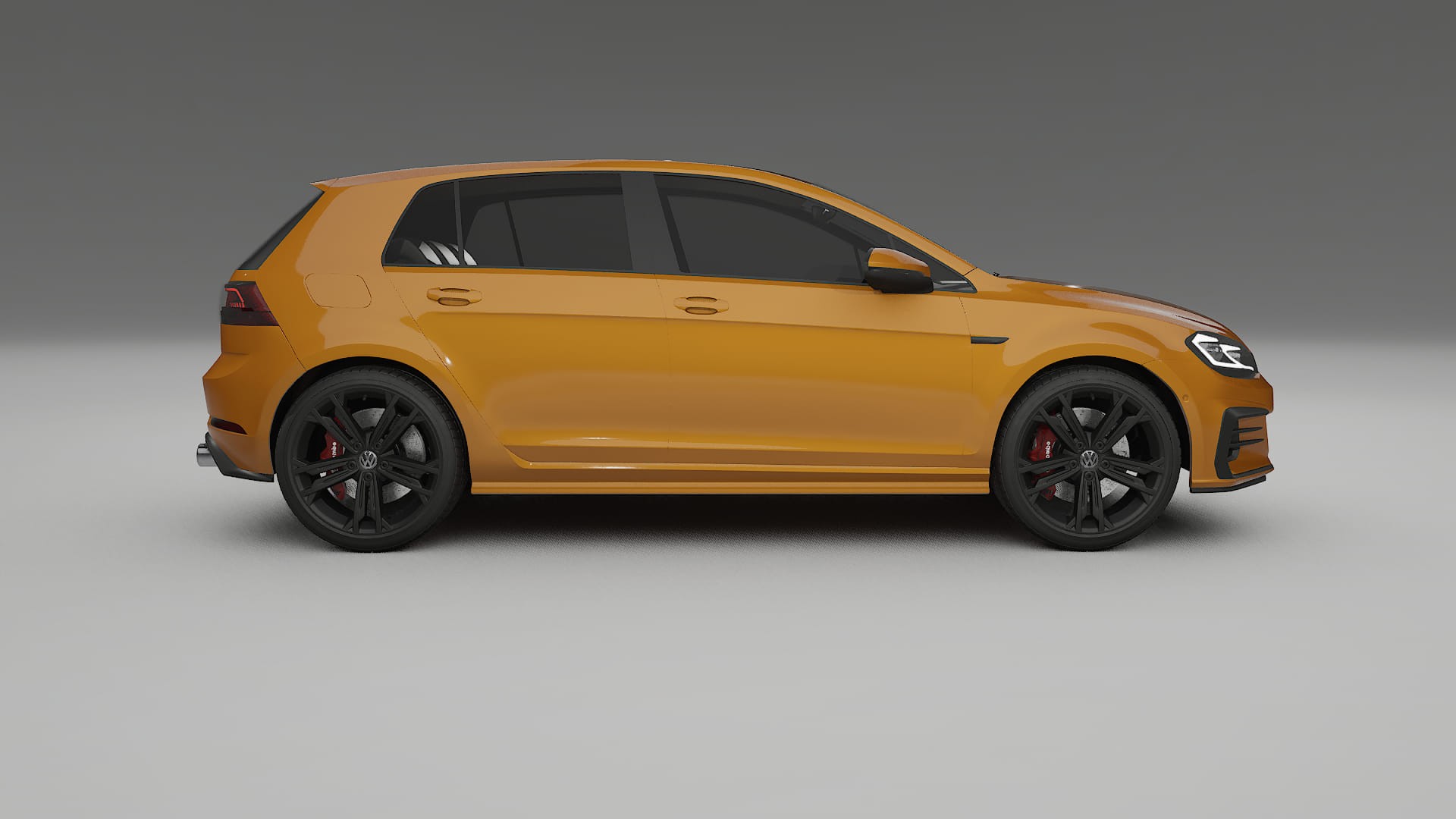 VW Golf Mk7 TPU Lackskyddsfilm | DAISY Färgskiftande PPF – Komplett Förskuret Kit