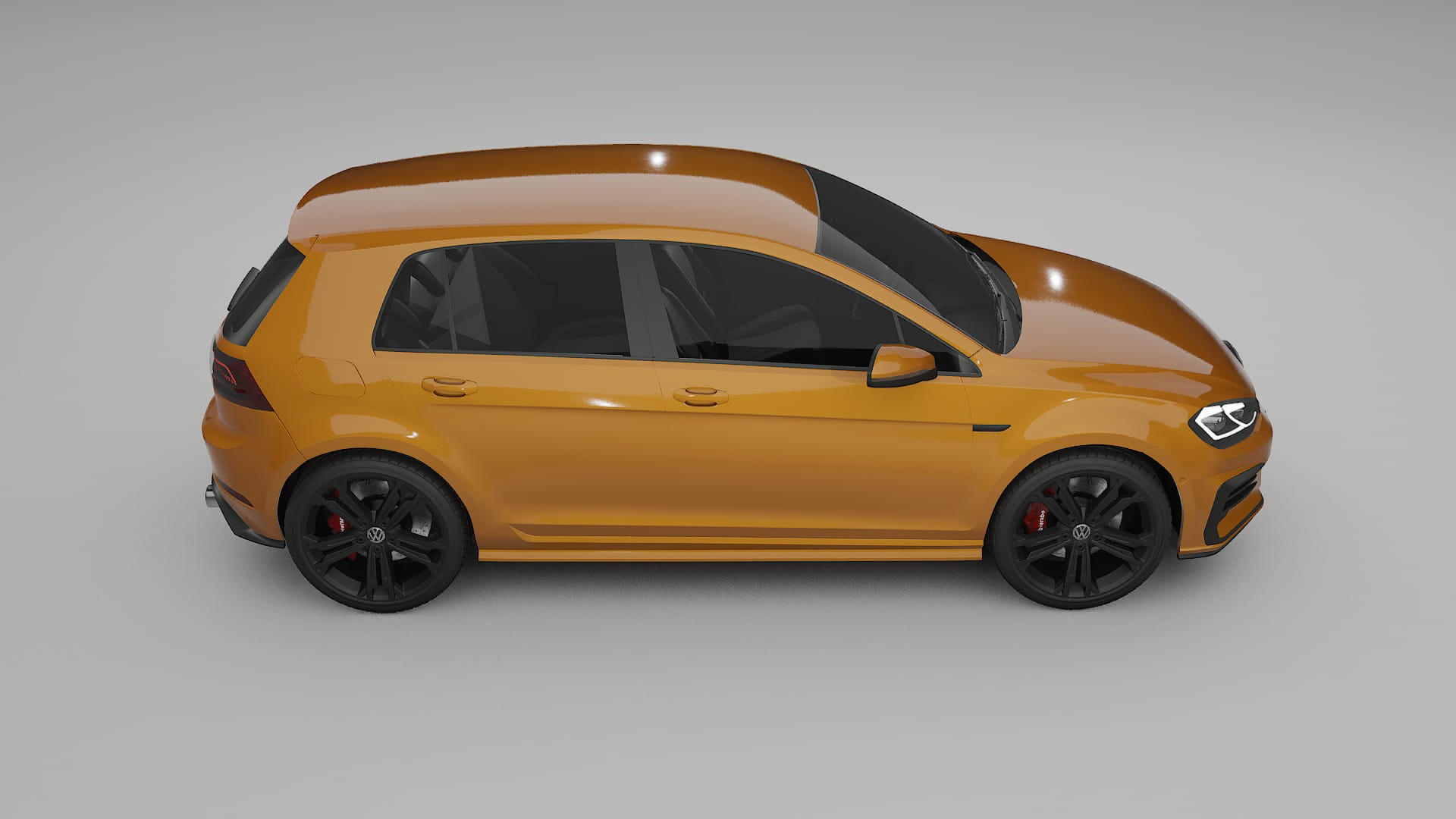 VW Golf Mk7 TPU Lackskyddsfilm | DAISY Färgskiftande PPF – Komplett Förskuret Kit