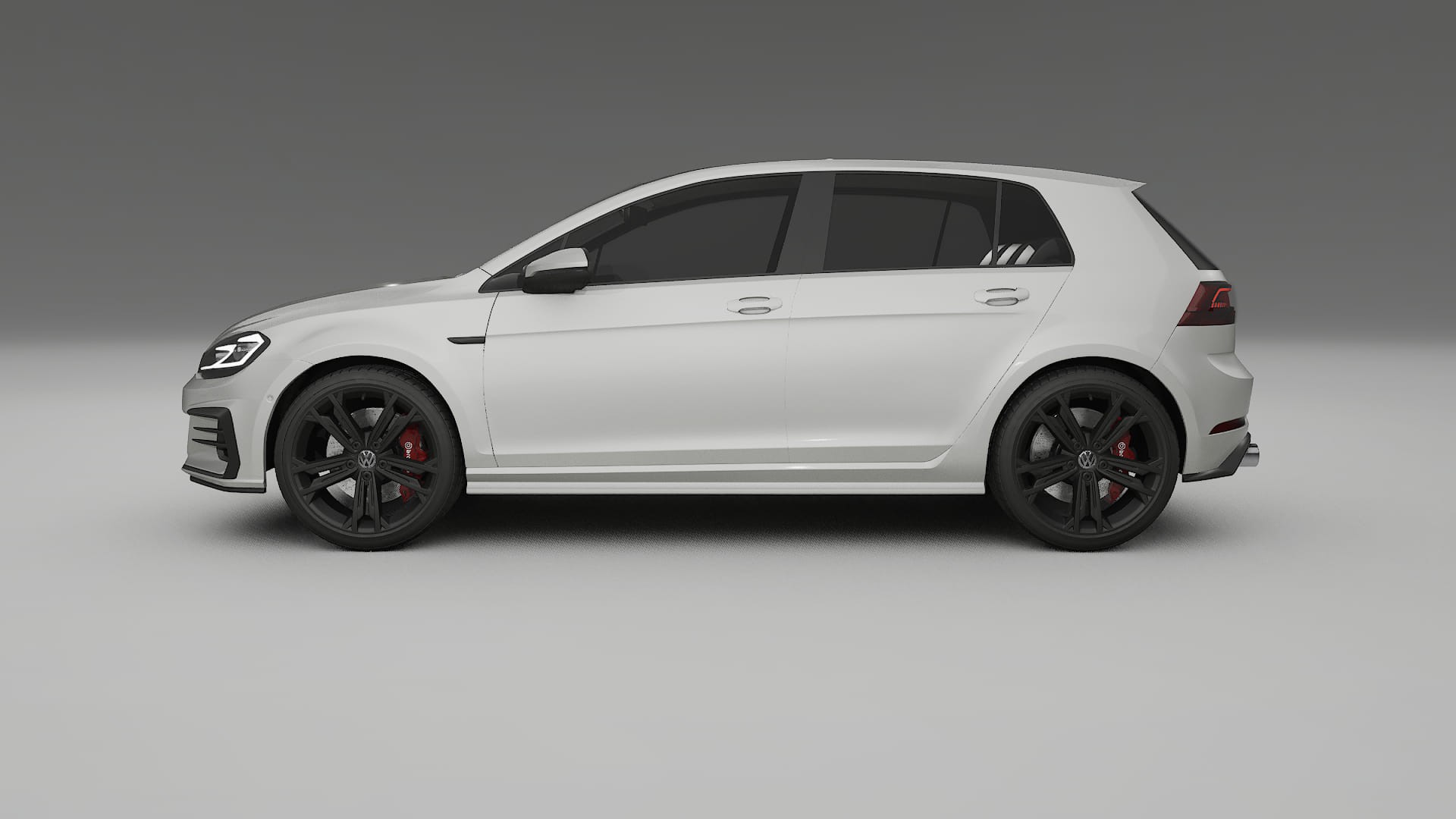 VW Golf Mk7 TPU Lackskyddsfilm | PEARL Färgskiftande PPF – Komplett Förskuret Kit