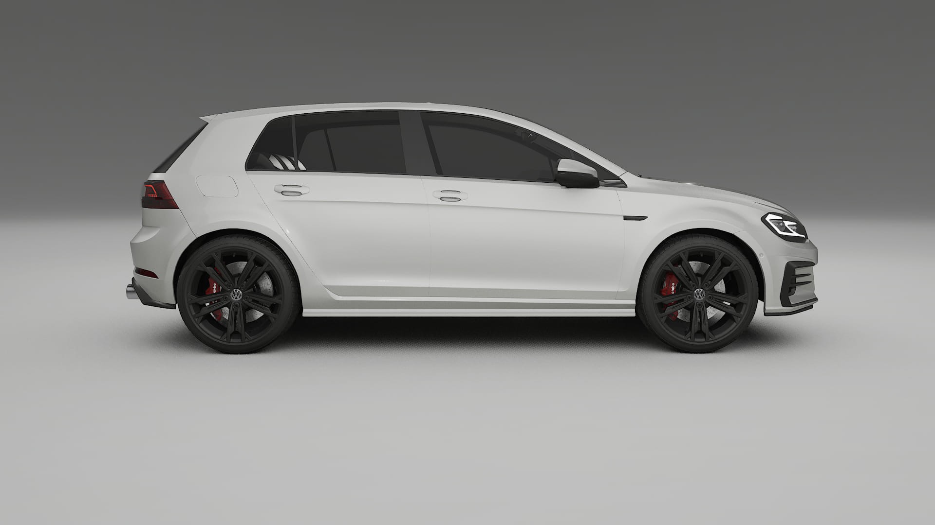 VW Golf Mk7 TPU Lackskyddsfilm | PEARL Färgskiftande PPF – Komplett Förskuret Kit