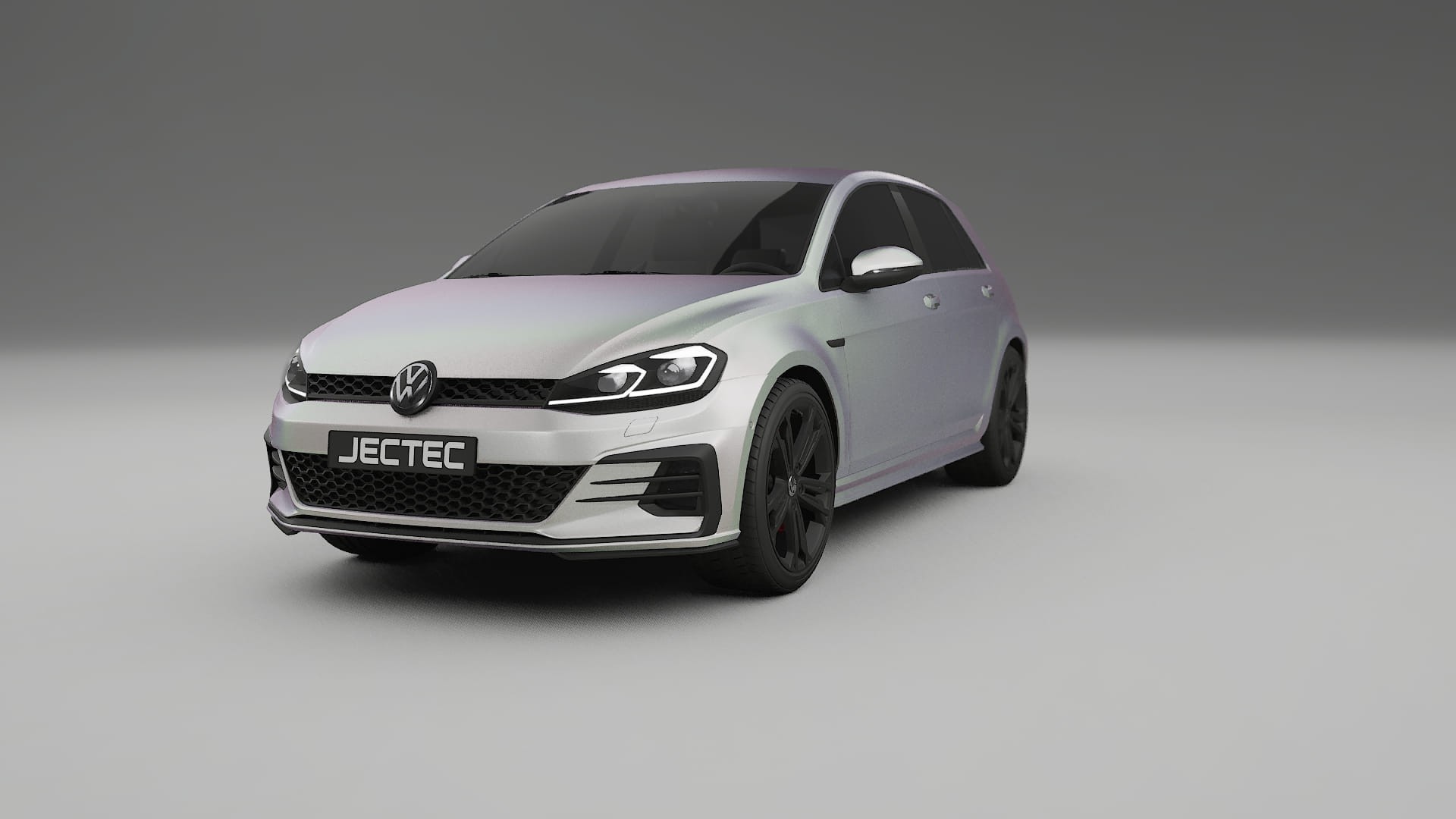 VW Golf Mk7 TPU Lackskyddsfilm | NEBULA Färgskiftande PPF – Komplett Förskuret Kit