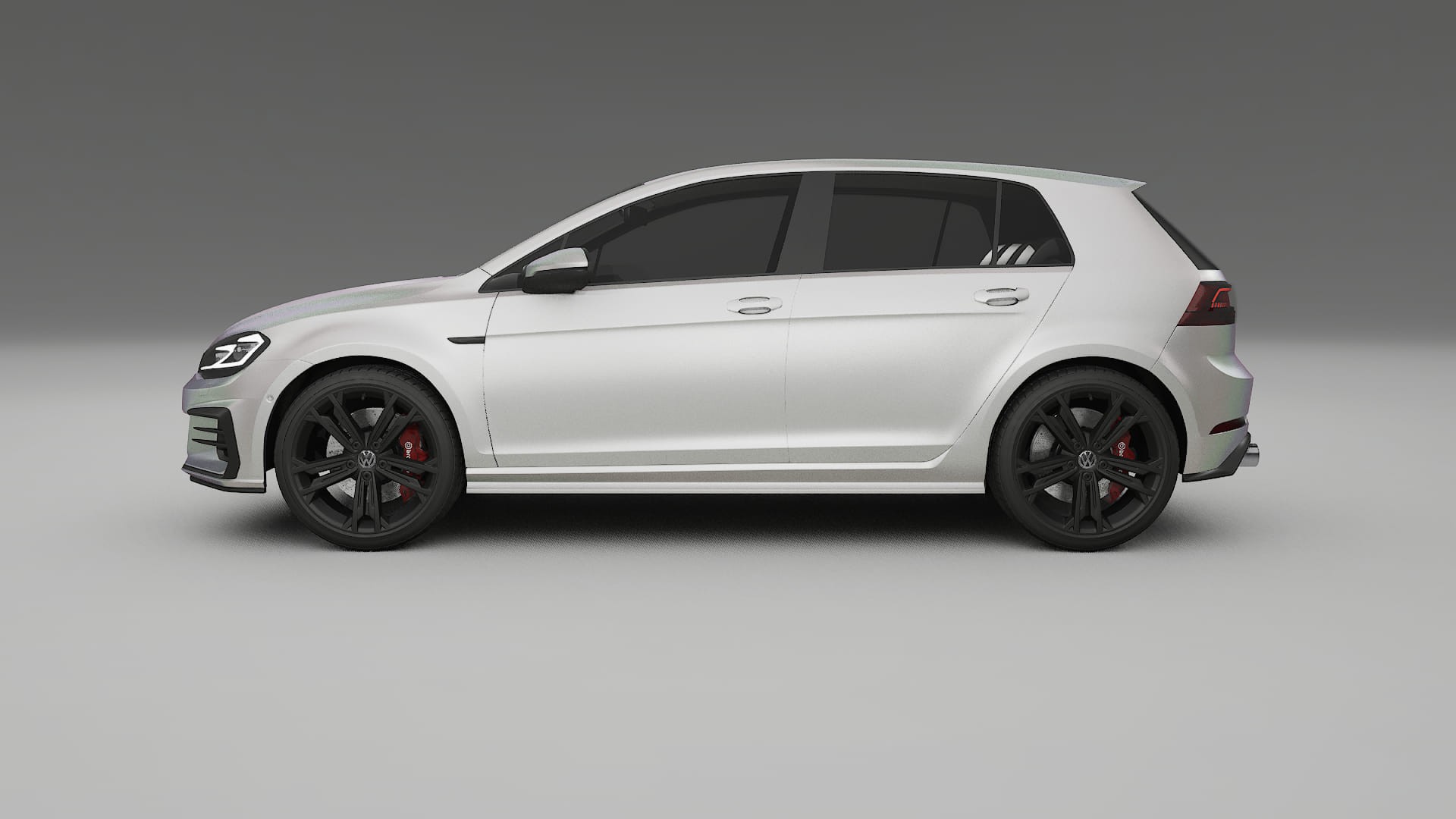 VW Golf Mk7 TPU Lackskyddsfilm | NEBULA Färgskiftande PPF – Komplett Förskuret Kit