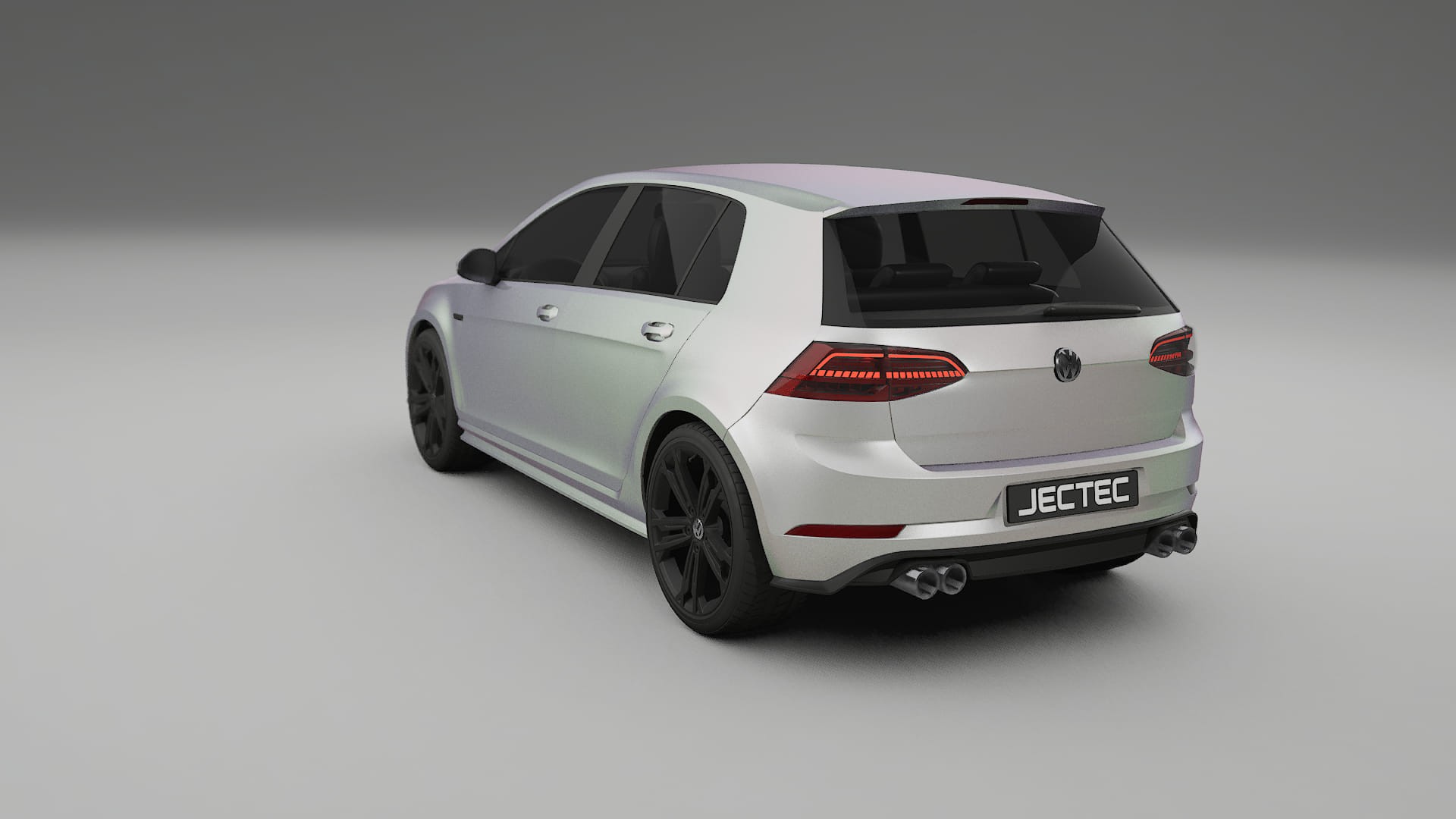 VW Golf Mk7 TPU Lackskyddsfilm | NEBULA Färgskiftande PPF – Komplett Förskuret Kit
