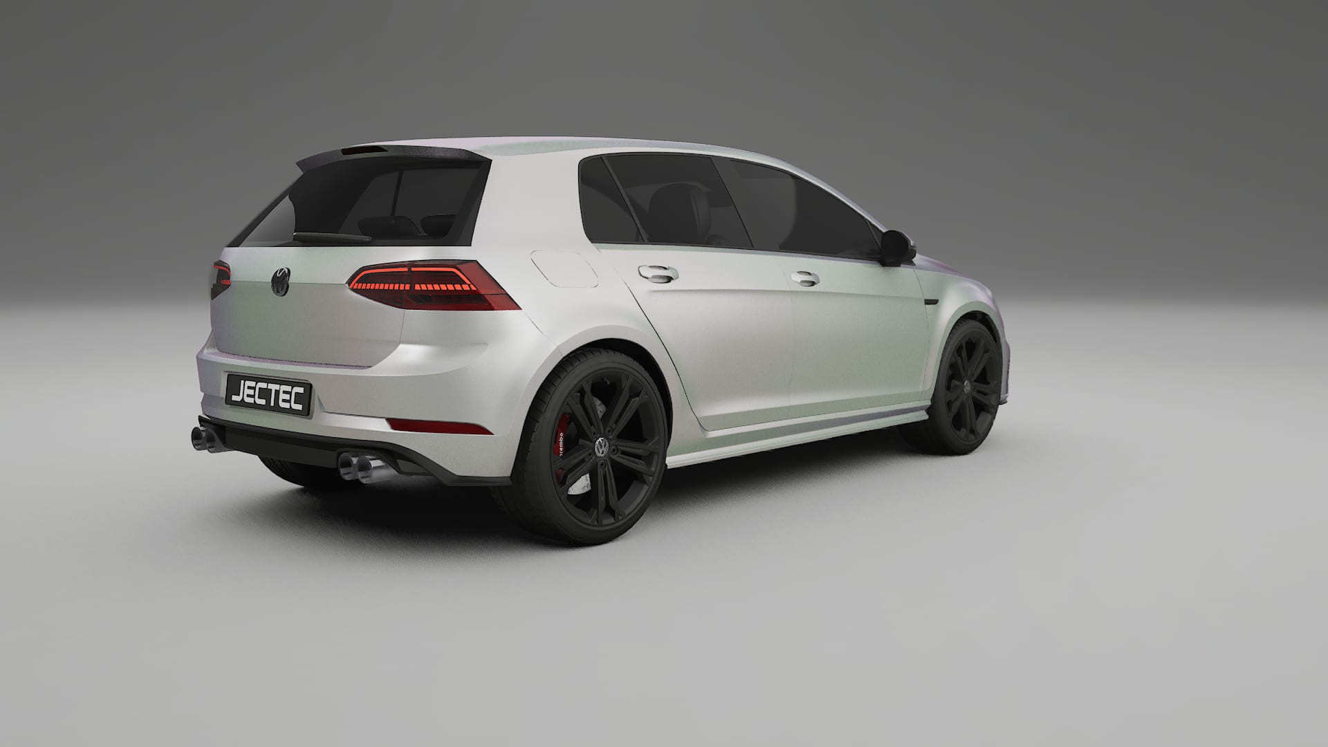 VW Golf Mk7 TPU Lackskyddsfilm | NEBULA Färgskiftande PPF – Komplett Förskuret Kit