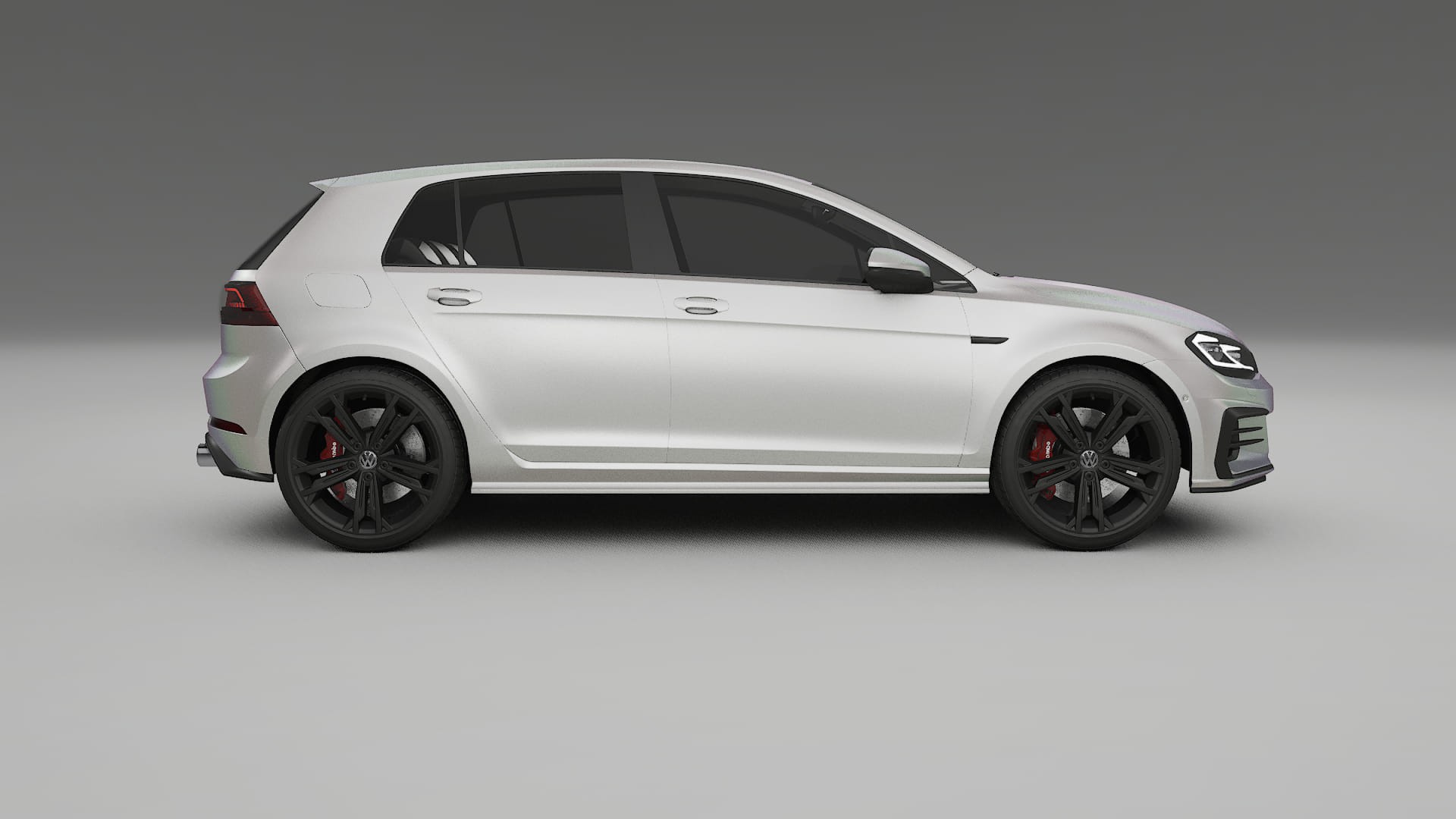 VW Golf Mk7 TPU Lackskyddsfilm | NEBULA Färgskiftande PPF – Komplett Förskuret Kit