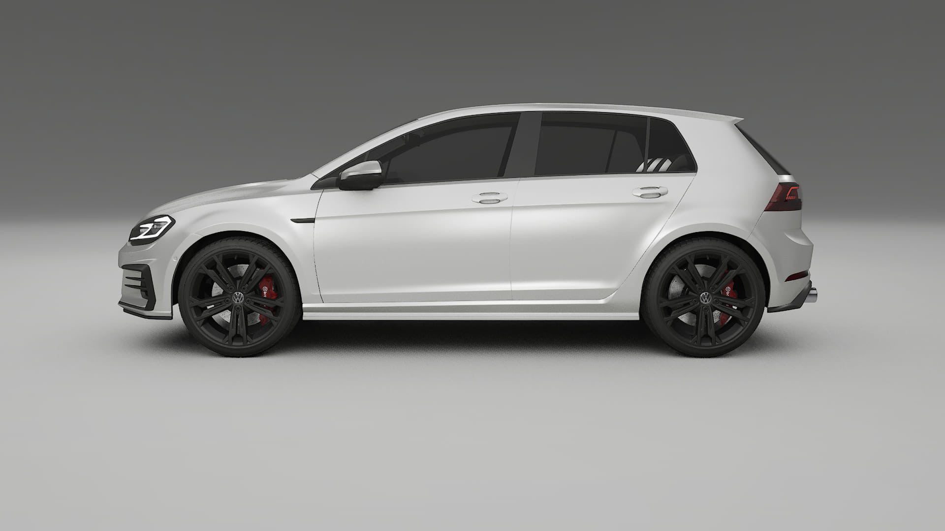 VW Golf Mk7 TPU Lackskyddsfilm | OPAL Färgskiftande PPF – Komplett Förskuret Kit