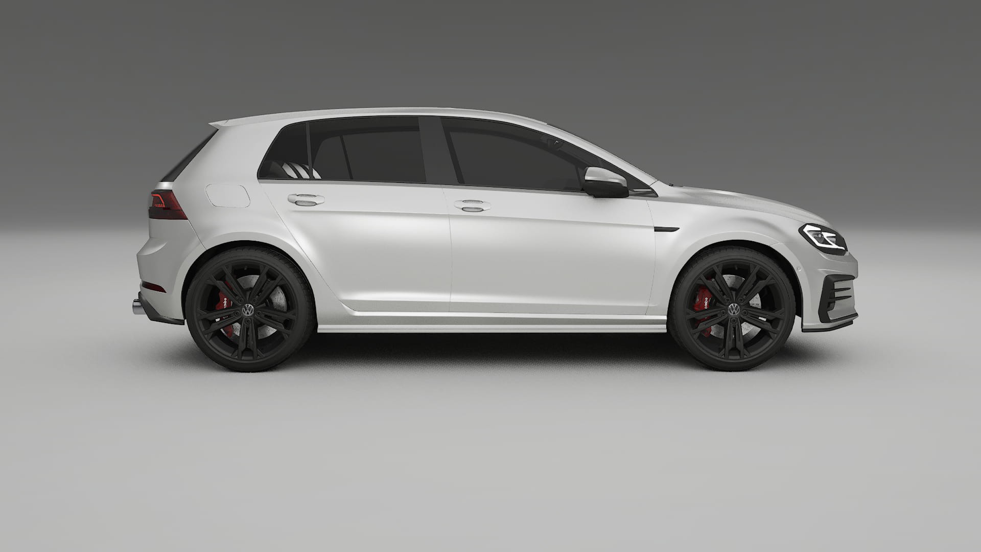 VW Golf Mk7 TPU Lackskyddsfilm | OPAL Färgskiftande PPF – Komplett Förskuret Kit