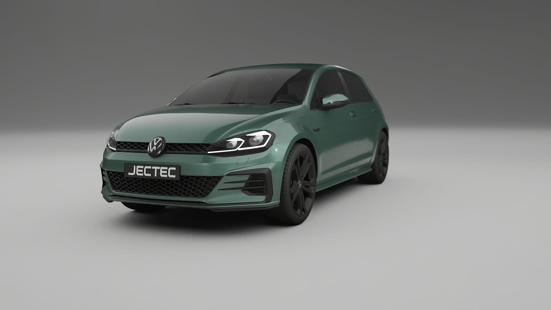 VW Golf Mk7 TPU Lackskyddsfilm | EVERGREEN Färgskiftande PPF – Komplett Förskuret Kit