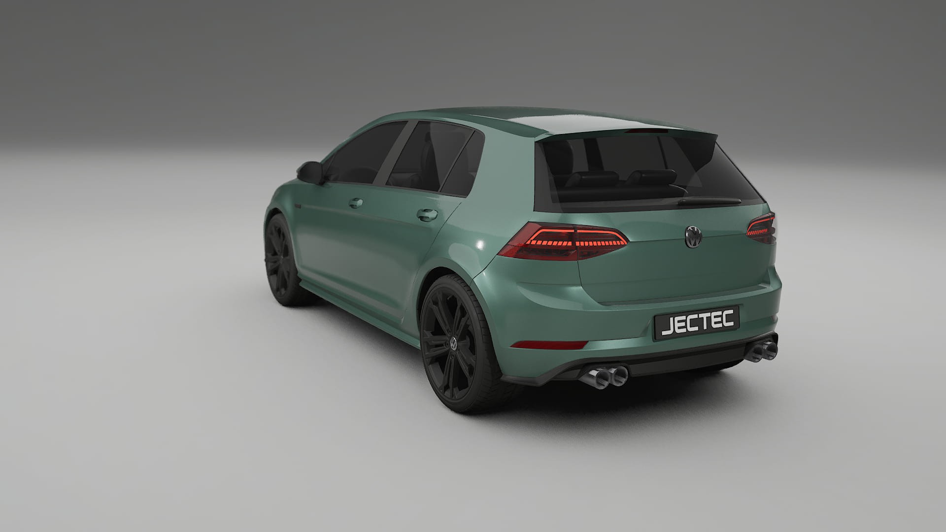 VW Golf Mk7 TPU Lackskyddsfilm | EVERGREEN Färgskiftande PPF – Komplett Förskuret Kit